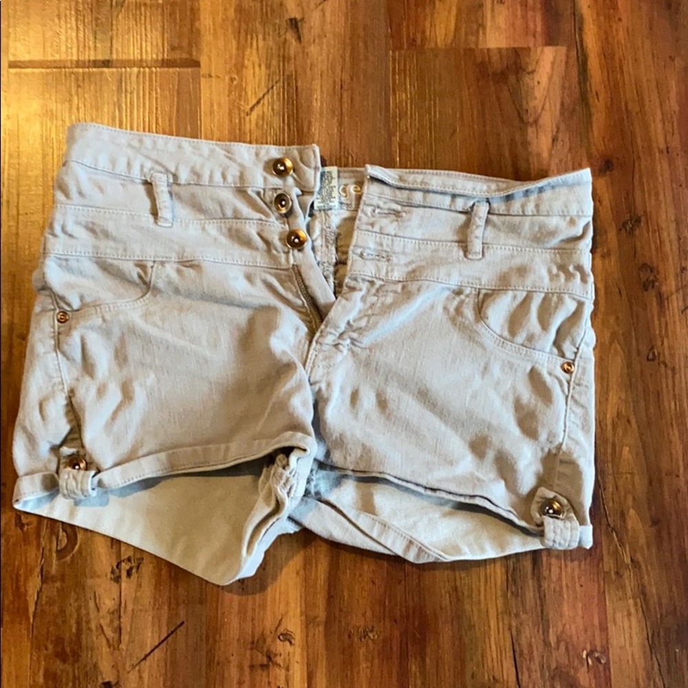 Charlotte Russe | Button Up High Waist Shorts